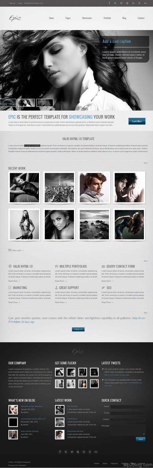 Epic WordPress Theme