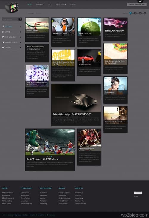 VideoGrid WordPress Theme