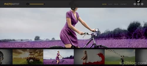 PhotoArtist WordPress Theme