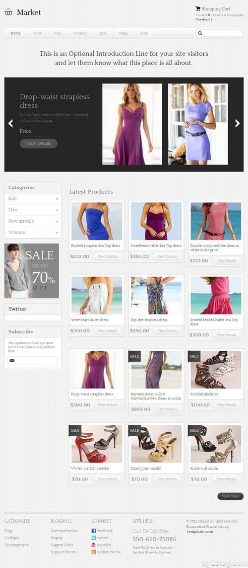 Market WordPress Theme