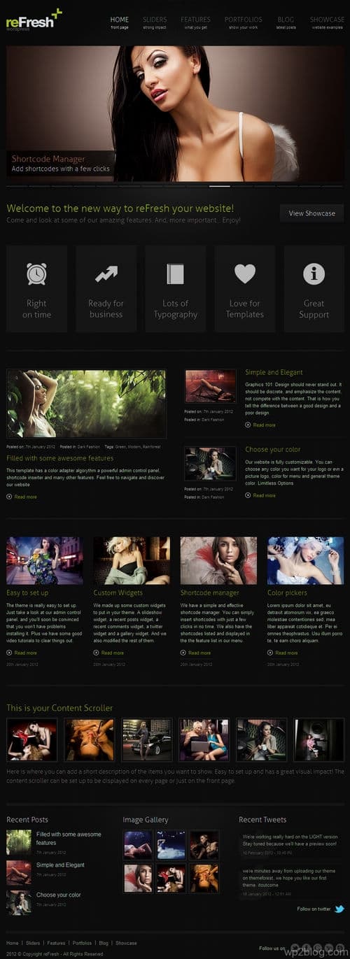 reFresh WordPress Theme