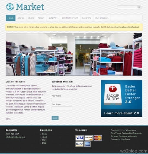 Market Child Theme