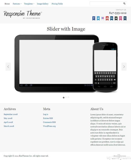 Responsive WordPress Theme