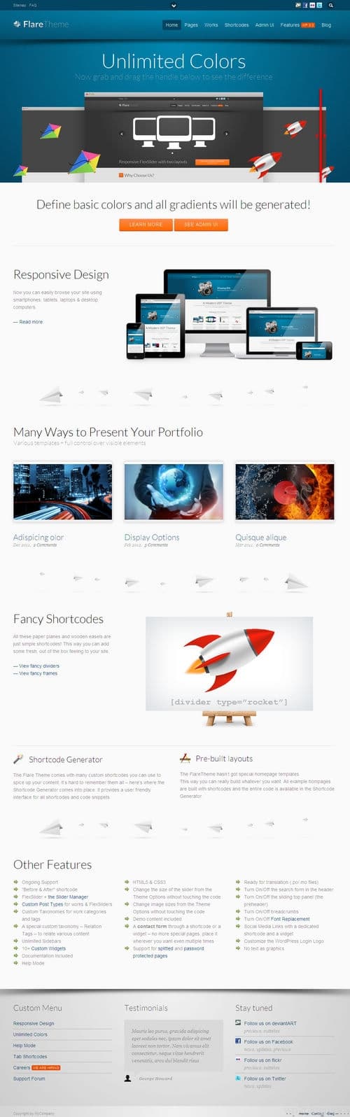 Flare WordPress Theme