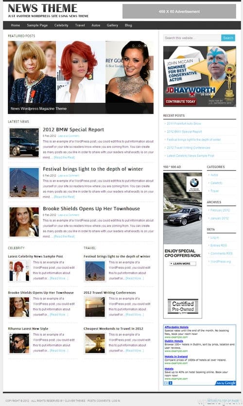 News WordPress Theme 