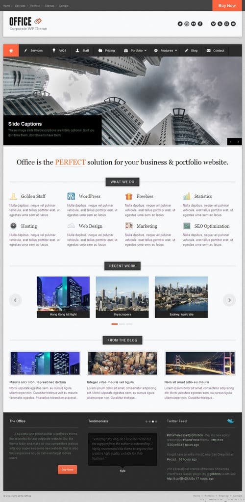 Office WordPress Theme