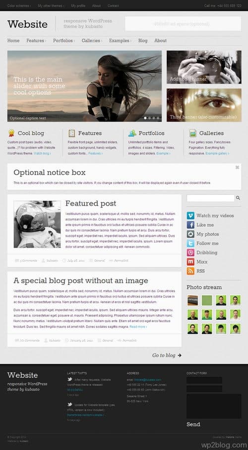 Website WordPress Theme