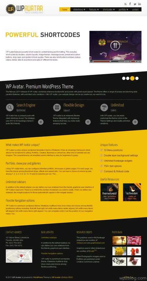 WP Avatars WordPress Theme