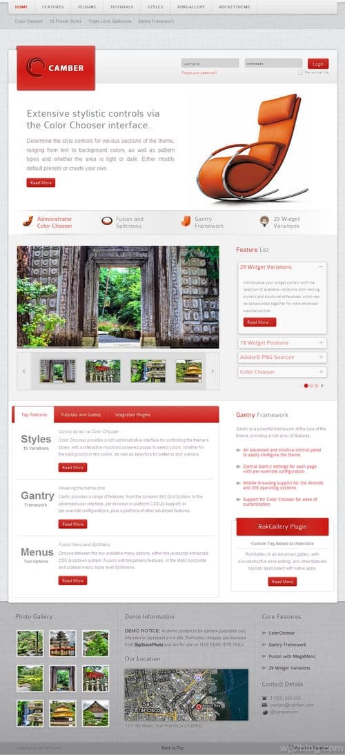 Camber WordPress Theme