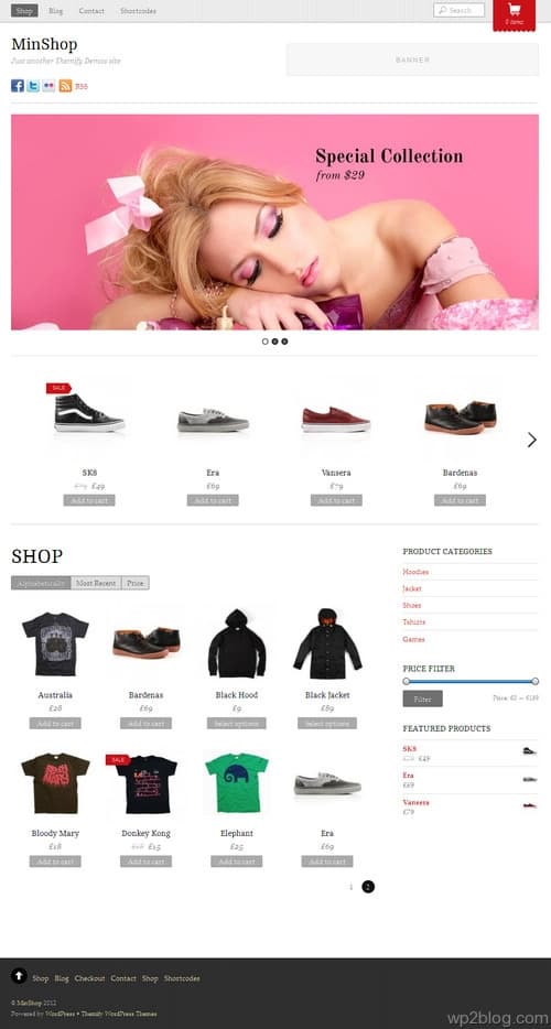 MinShop WordPress Theme