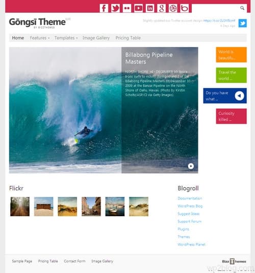 Gongsi WordPress Theme