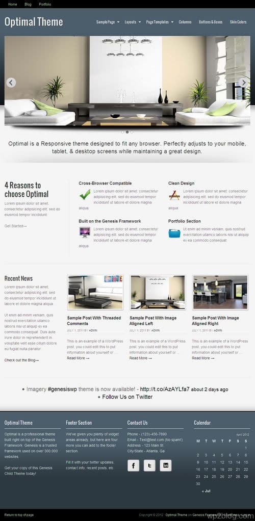 Optimal WordPress Theme