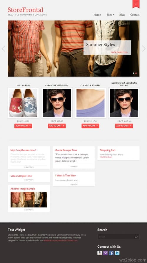 StoreFrontal WordPress Theme