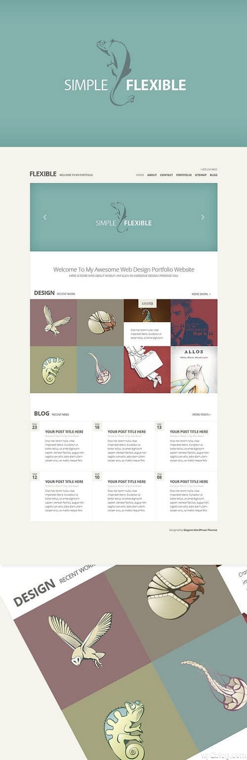 Flexible WordPress Theme Preview