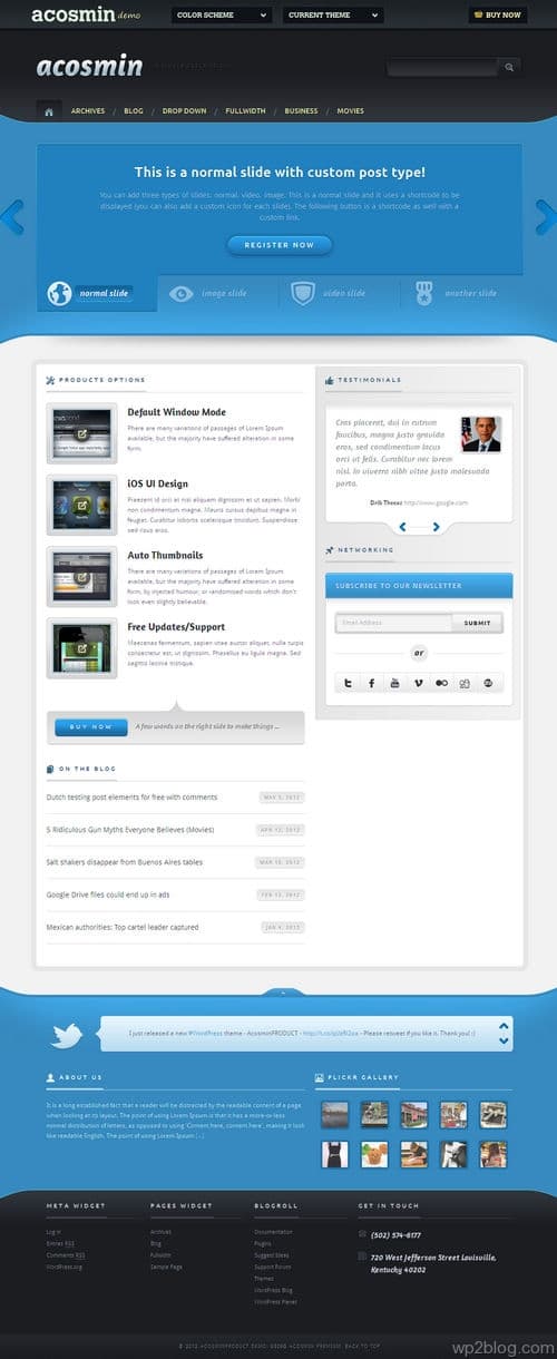 Acosminproduct WordPress Theme