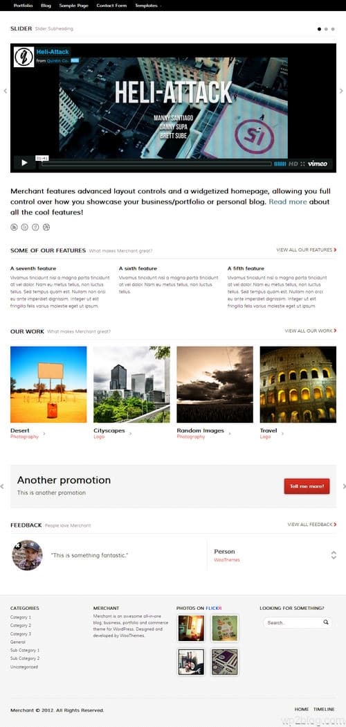 Merchant WordPress Theme