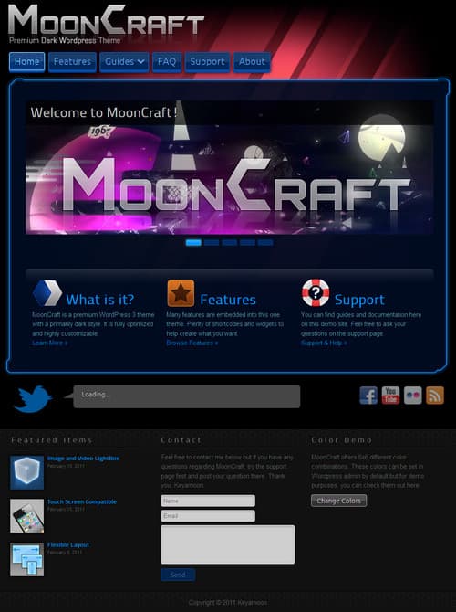 MoonCraft Premium WordPress Theme