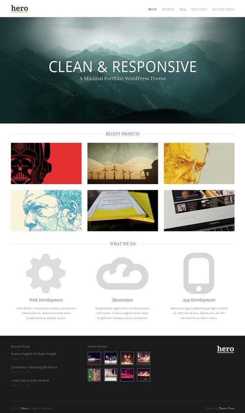 Hero WordPress Theme