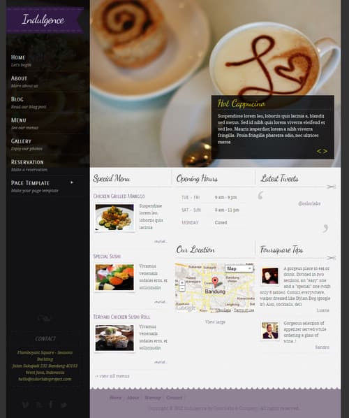 Indulgence WordPress Theme