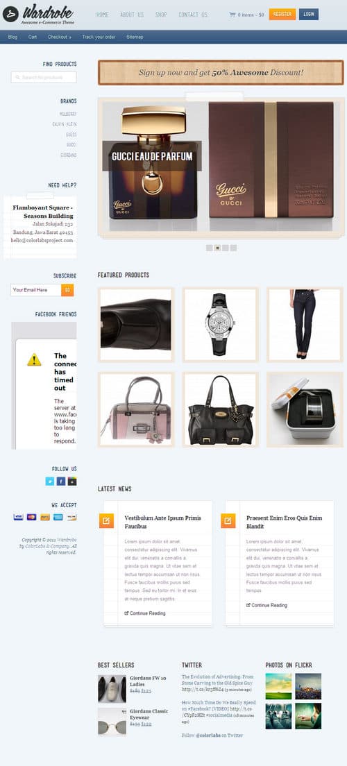 Wardrobe WordPress Theme