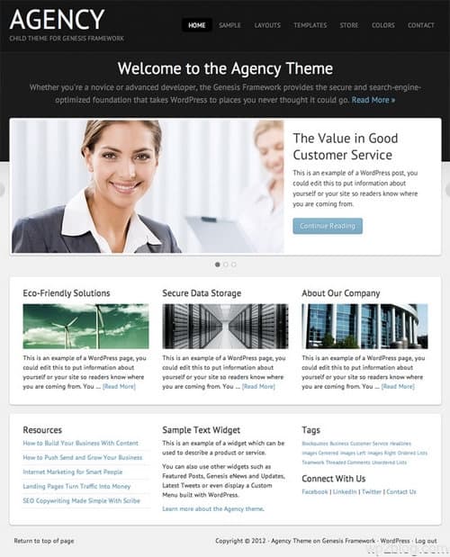 Agency 2.0 Child Theme