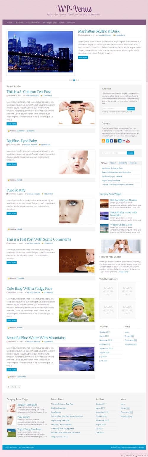 WP-Venus WordPress Theme