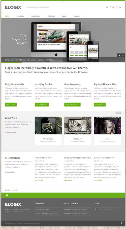 Elogix WordPress Theme