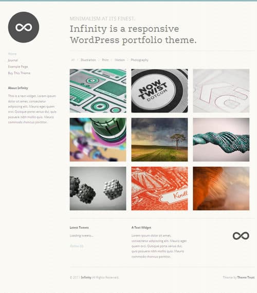 Infinity WordPress Theme