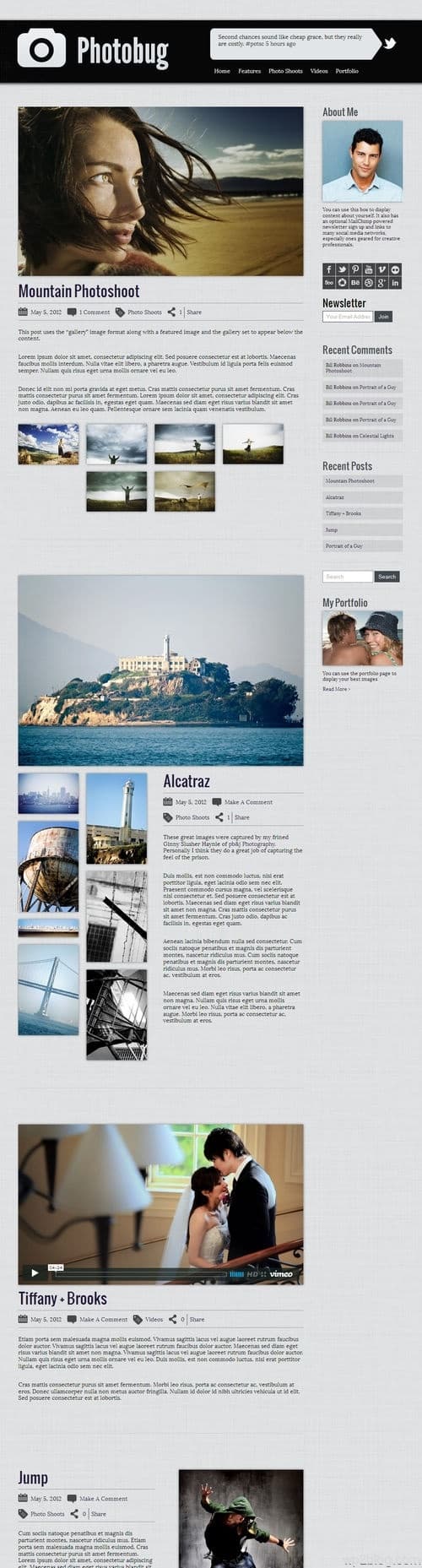 Photobug WordPress Theme