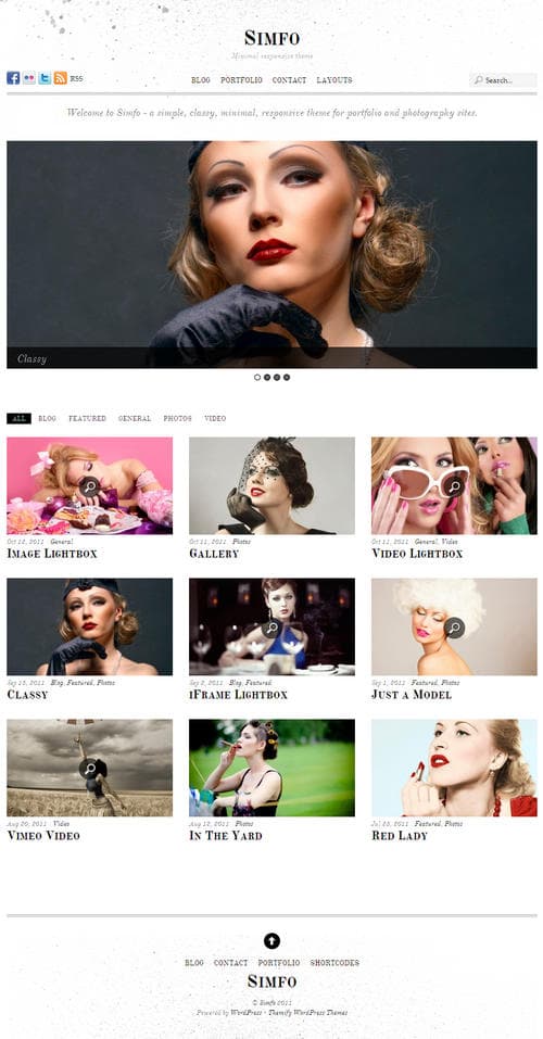 Simfo WordPress Theme