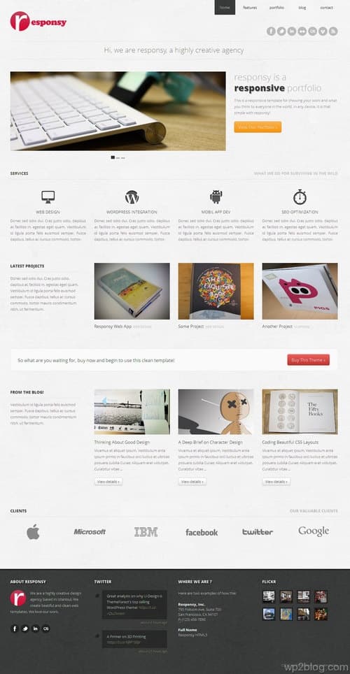 Responsy WordPress Theme