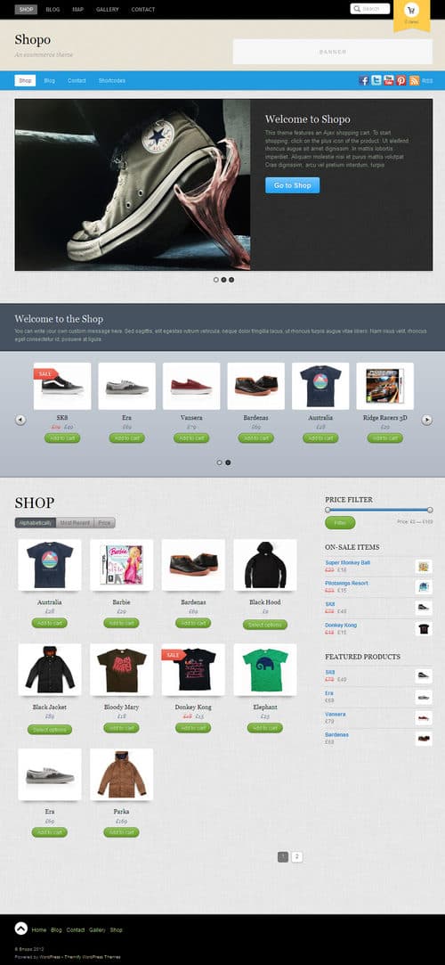 Shopo WordPress Theme