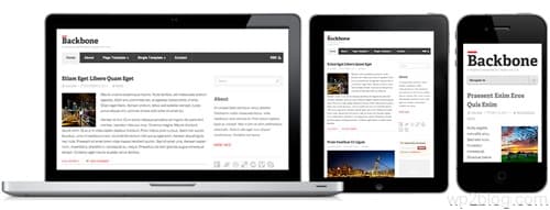 backbone responsive layout