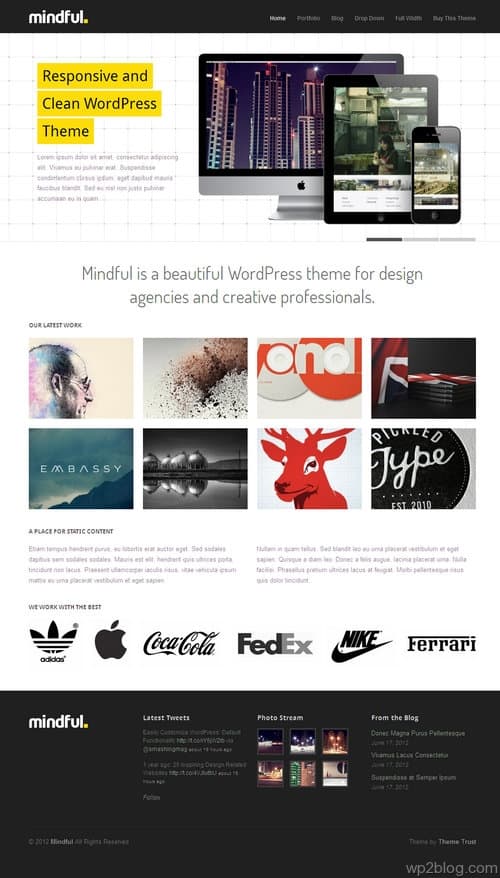 Mindful WordPress Theme