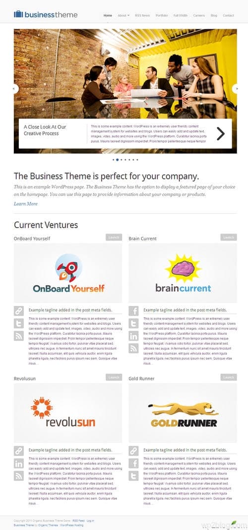 Business WordPress Theme