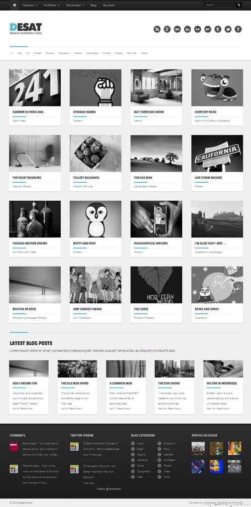 Desat WordPress Theme