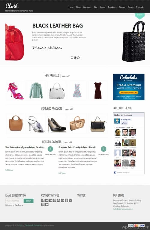 Cloth WordPress Theme