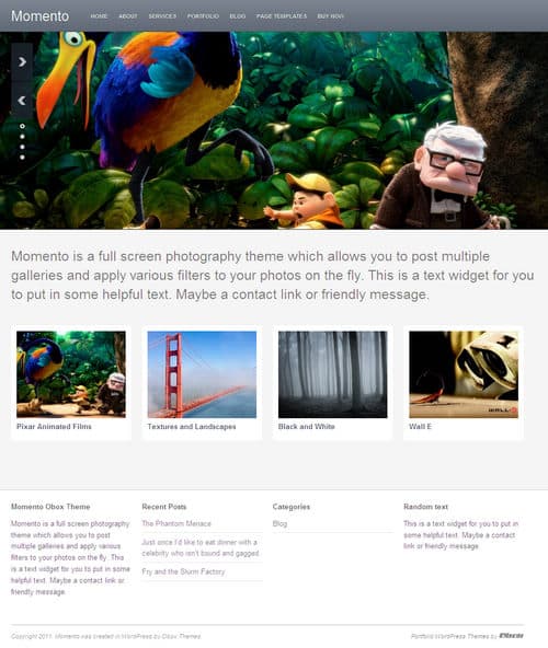 Momento WordPress Theme