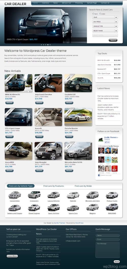 Car Dealer WordPress Theme