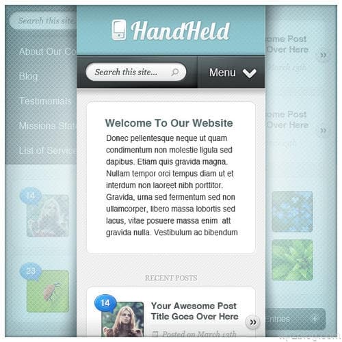 HandHeld WordPress Theme