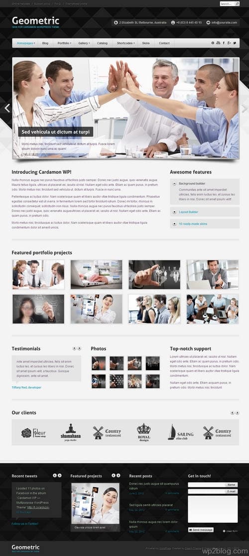 Cardamon WordPress Theme