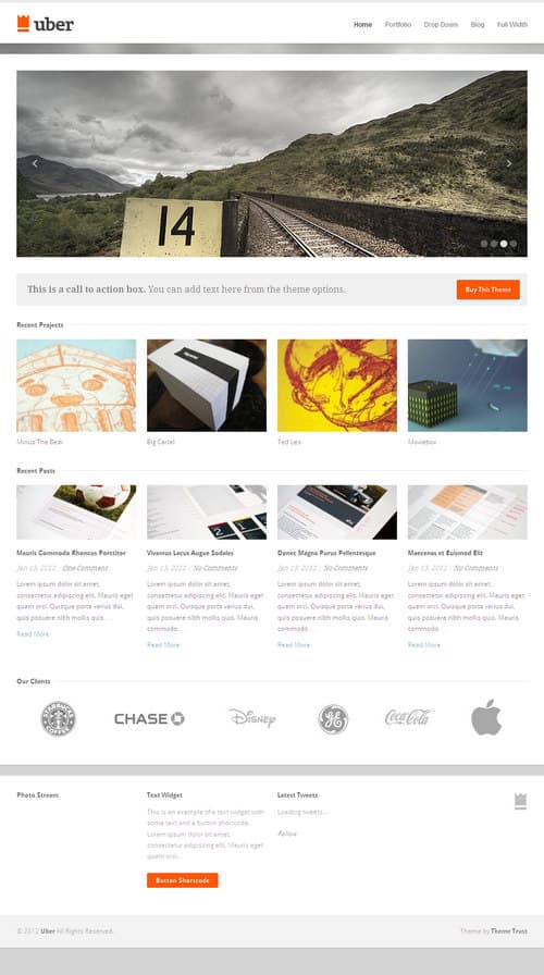 Uber WordPress Theme