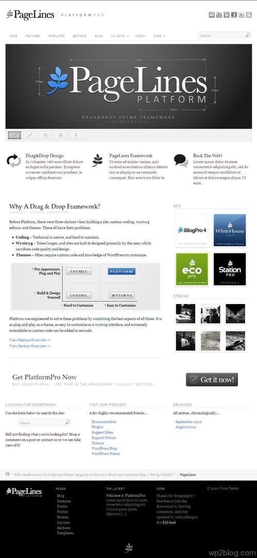 PlatformPro WordPress Theme Framework