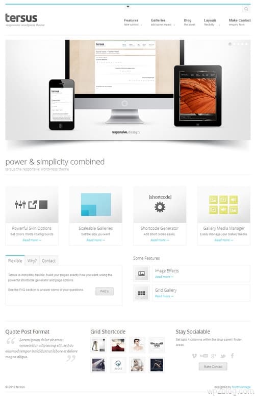 Tersus WordPress Theme