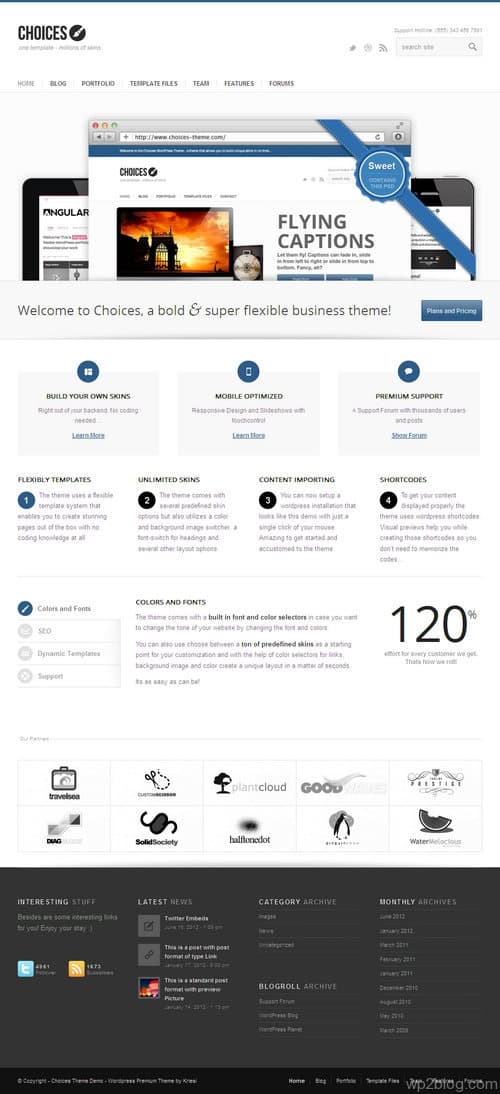 Choices WordPress Theme