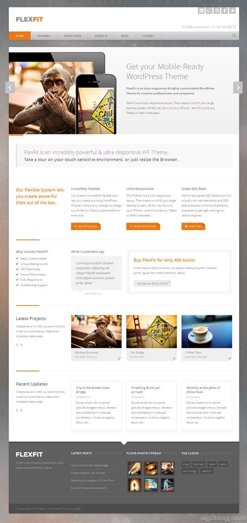 FlexFit WordPress Theme