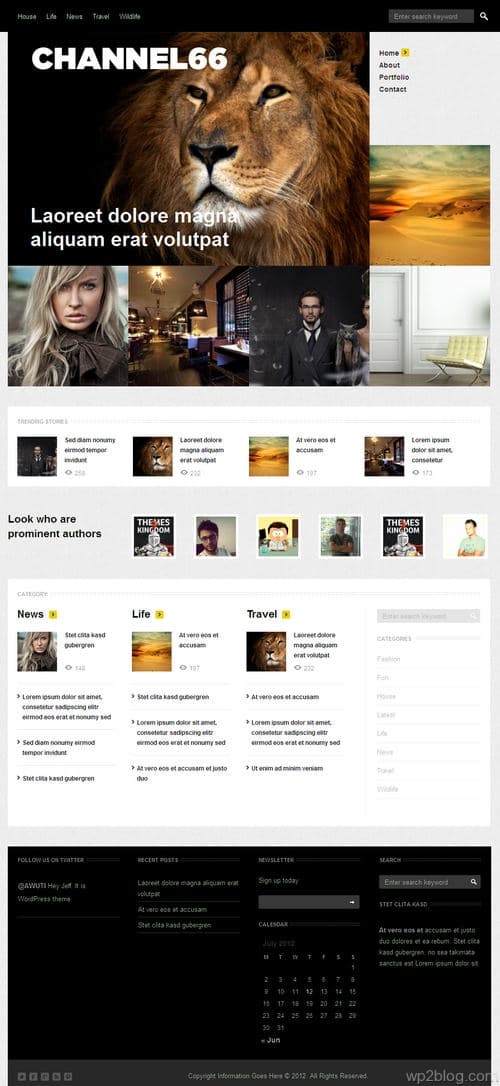 Channel66 WordPress Theme