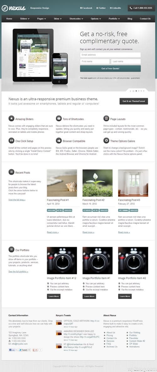 Nexus WordPress Theme