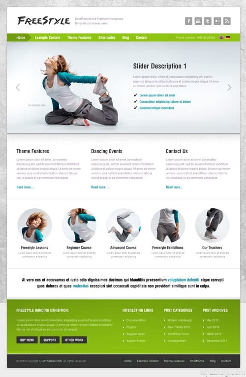 Freestyle WordPress Theme