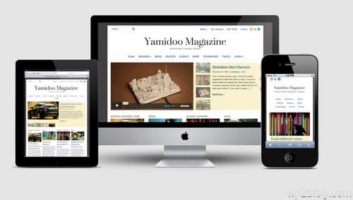 Yamidoo Theme Responsive Layout